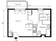 Rental two-room apartment La Seyne Sur Mer